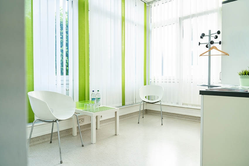 Wartezimmer der Urologie Landsberg